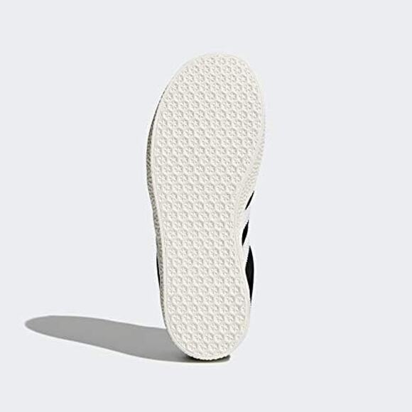 NWT Adidas Unisex Originals Kids Gazelle Black/White/Gold-SZ 4 Big Kid - Picture 7 of 7